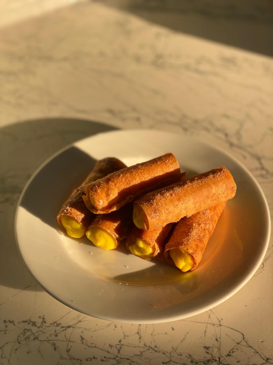 أصابع سمبوسة بالكاسترد